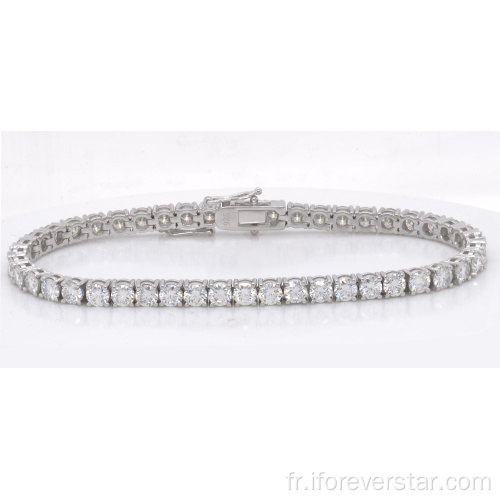 Bracelet de tennis Moissanite 925 Silver